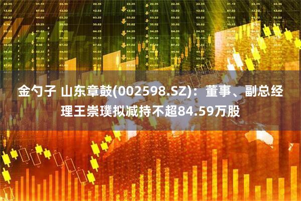金勺子 山东章鼓(002598.SZ)：董事、副总经理王崇璞拟减持不超84.59万股